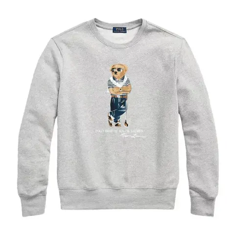 Ralph Lauren Bear Hoodie option L004 Ash