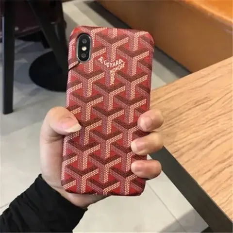 Goyard Phone Case option wine red