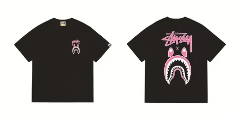 Bape x Stussy Tee option 204 black