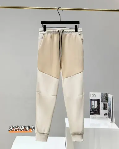 Nike Tech Fleece Black Pants option Rice White Spelling Shallow Khakis