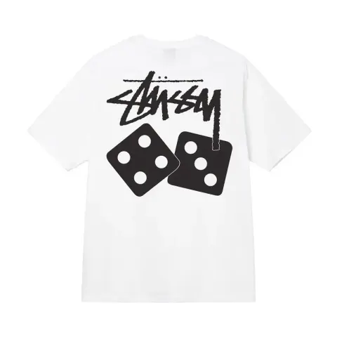 Stussy Tee option White [Square Dice]]