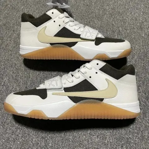 Jumpan Travis Scott University Red Shoes option white