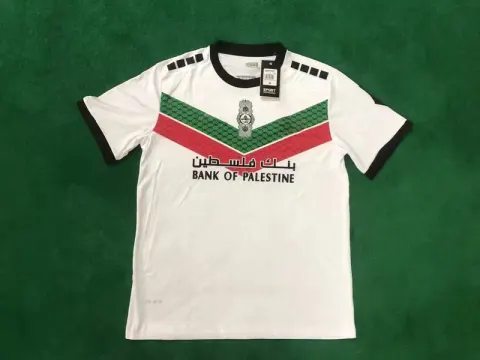 Palestine Jersey option 2223 Palestinian three-guest white.