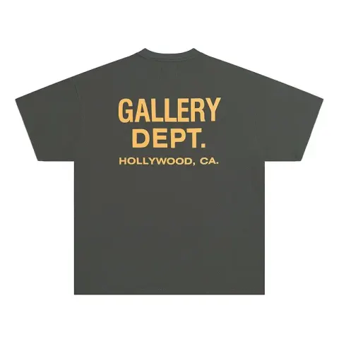 Gallery Dept TEES option Grey yellow font