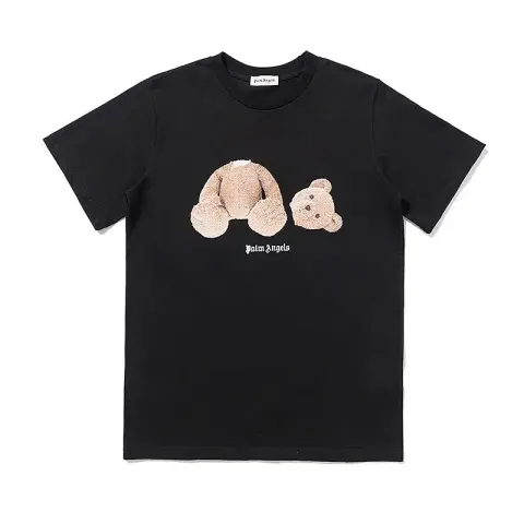 Palm Angels Monogram NY Spray Tee option 667 black