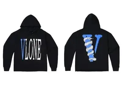 VLONE Hoodie option Vlone black blue V