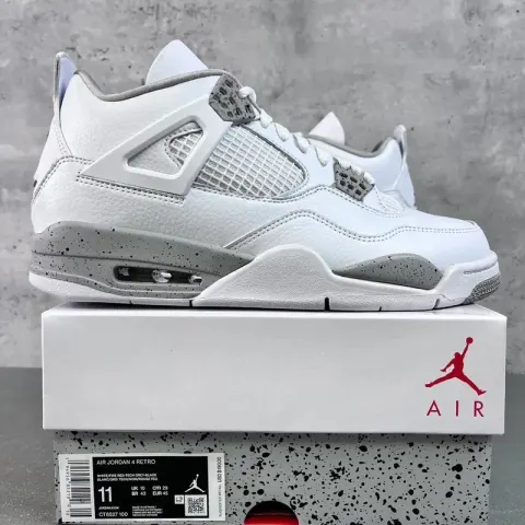 Jordan 4 Green Metallic option White Oreo CT8527-100