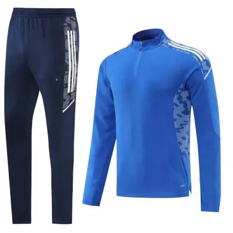 Nike Black-White Tracksuit Set option AD02 Colorful Blue Set