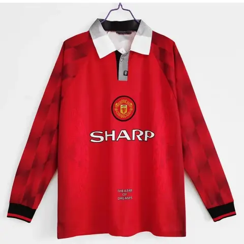 AC Milan Long Sleeve T-Shirt option Long-sleeve Manchester United 96/97