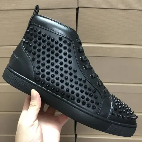 Christian Louboutin High Shoes option Black skin and black nails