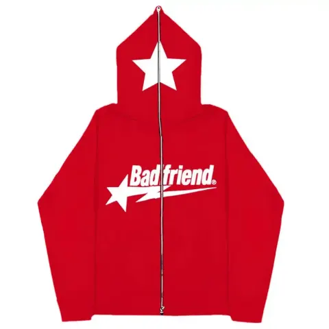 Badfriend Hoodie option red
