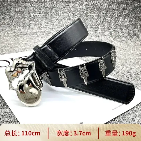 Chrome Hearts Belt option [Big Tongue Langrisser 110cm] Cross Belt