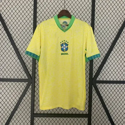 Real Madrid 24/25 T-Shirt option 2425 Brazil home