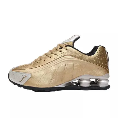 Nike Shox All Black option R4 Gold