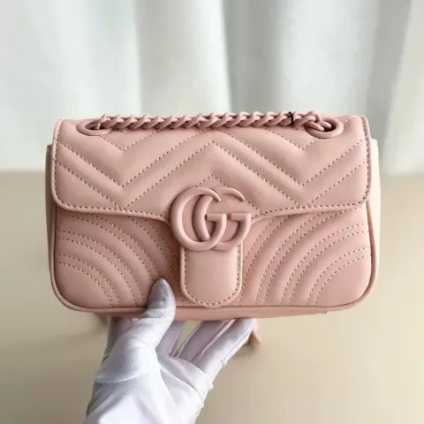 Gucci GG Marmont Belt Bag option 22cm pink