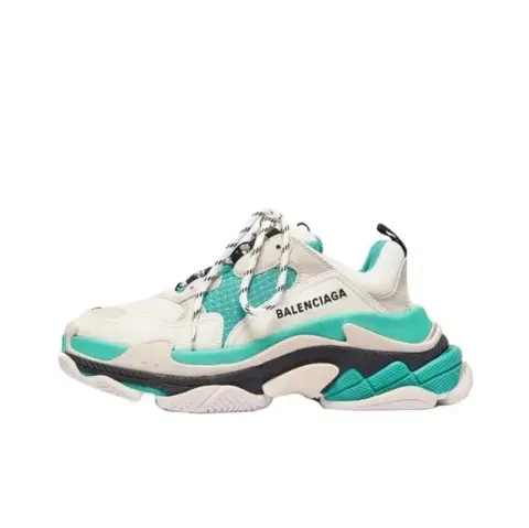 Balenciaga 3S White Shoes option white jade