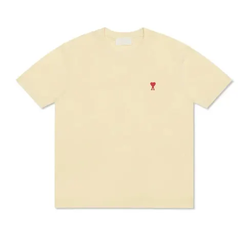 Ami Paris T-Shirts with Small Logo option Little Love-apricot