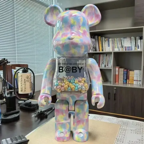 Unique Medium BearBrick option Marshmallow Qianqiu