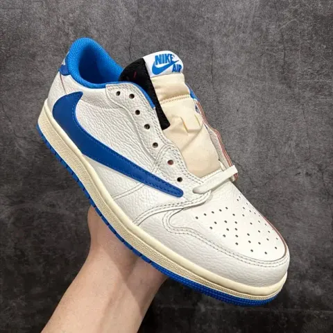 Jordan 1 High Travis Scott x Fragment option White Blue Inverted DM7866-104
