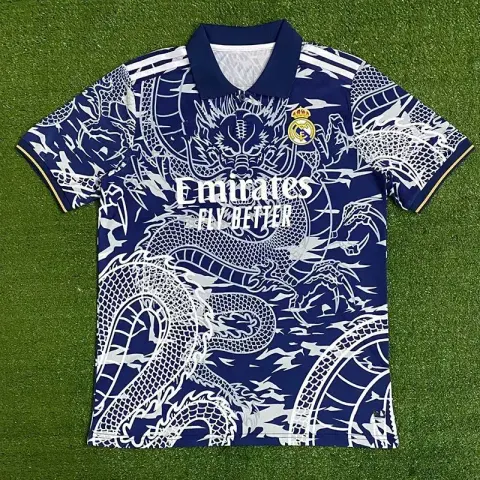 JERSEYS option Real Madrid dragon pattern on the green
