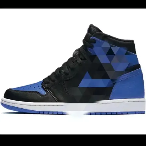 Jordan 1 Union Black Toe option Royal Blue