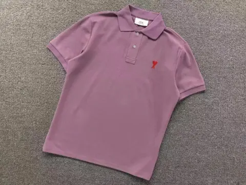 Ami Paris Polo option Smoke purple CY116