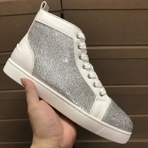 Christian Louboutin High Shoes option White White Diamond