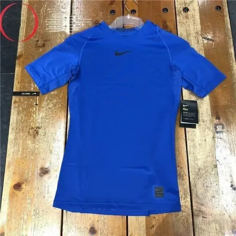 Nike Quick Dry T-Shirt option New NK Blue Short Sleeves