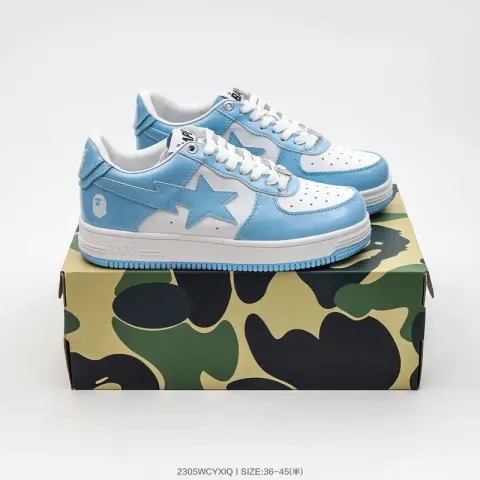 Bapesta Sneakers option White Blue