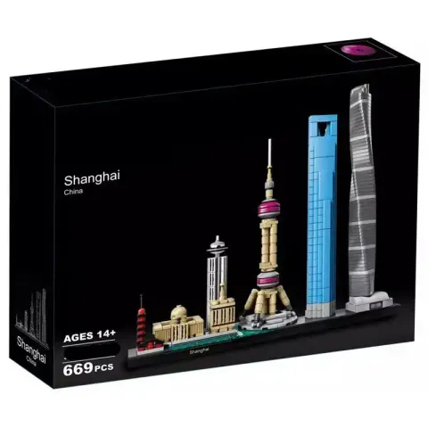 LEGO Pyramid option The Shanghai Skyline