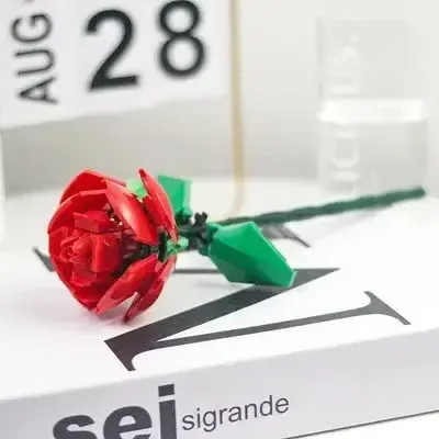 Lego Flowers option Red Rose [bag]
