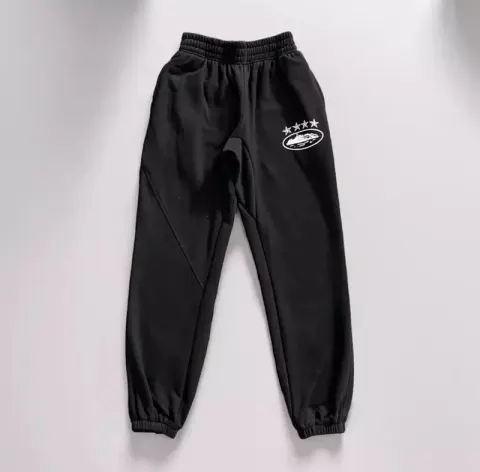 Corteiz Alcatraz Basic Black Pants option Black 4 stars