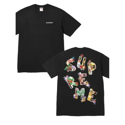 Supreme T-Shirts Devil And Lawyer option B363 Black Back Color