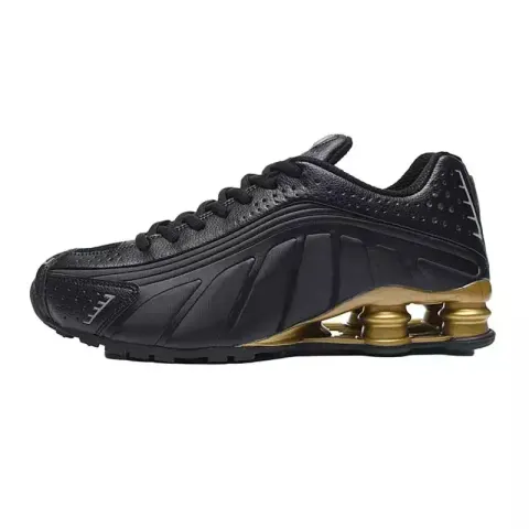 Nike Shox All Black option R4 Black Gold