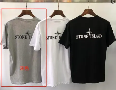 Stone Island Tees option 04 Gray