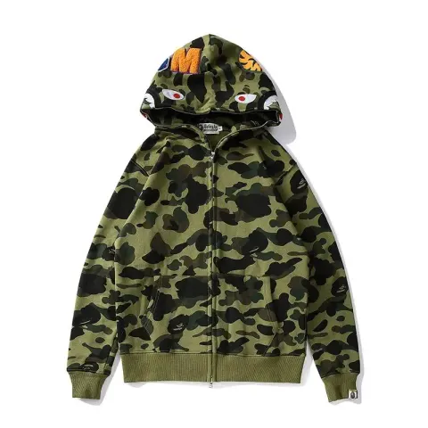 Bape Shark Hoodie (More CW) option 801 green camouflage