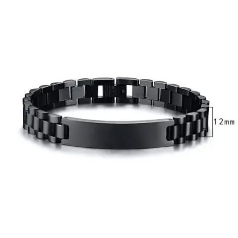 Lacoste Bracelet option Black-width 12mm [21CM]]