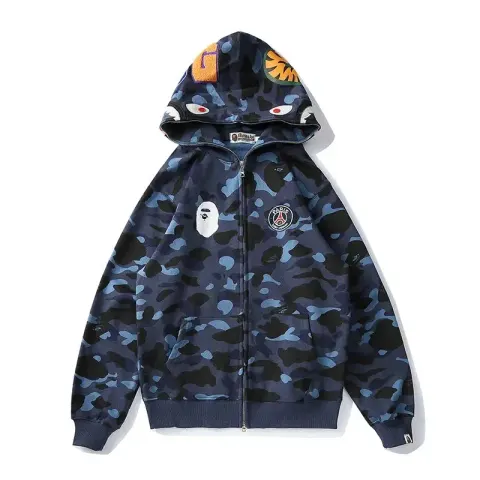 Bape Shark Hoodie (More CW) option 826 blue camouflage