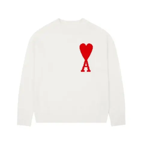 Ami Paris Sweater option white