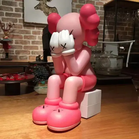 Kaws Figure option 28cm shy pink