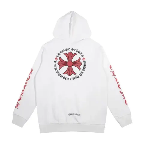 Chrome Hearts Hoodies (20+ Styles) option K7022 White