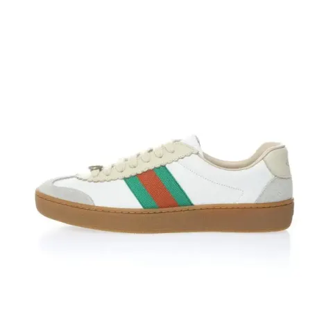 Gucci G74 Web Shoes option White light gray Green Red Raw Rubber Ba