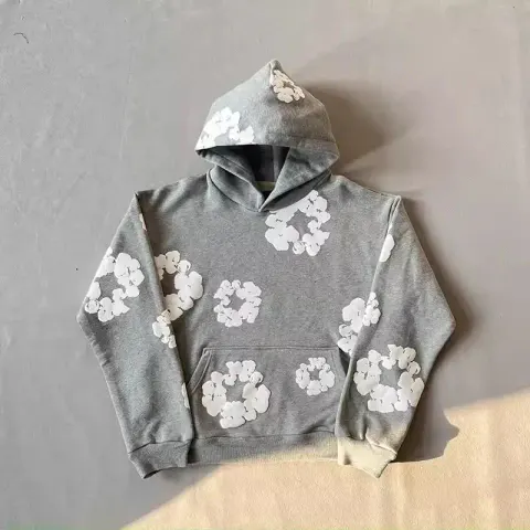 Denim Tears Hoodie ( All Colorways ) option XH01 Grey/Sweat/High version