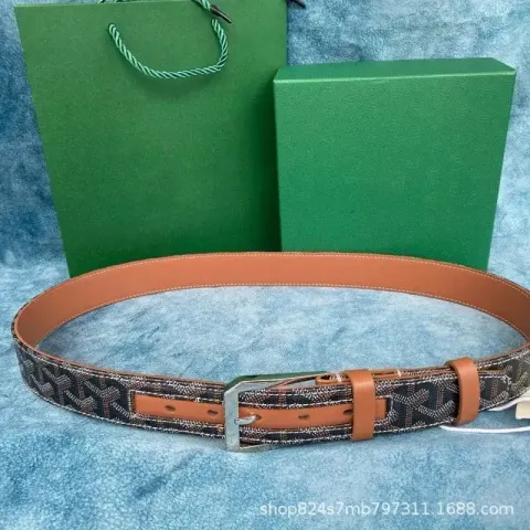 Goyard Belts option No. 3 silver buckle 3.8