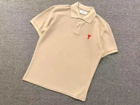 Ami Paris Polo option khaki CY116
