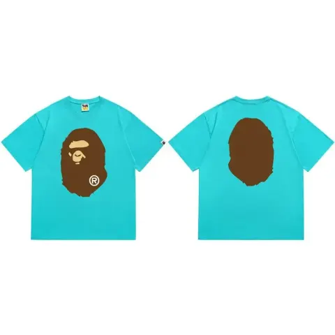 Bape Tees option 175 Lake Blue