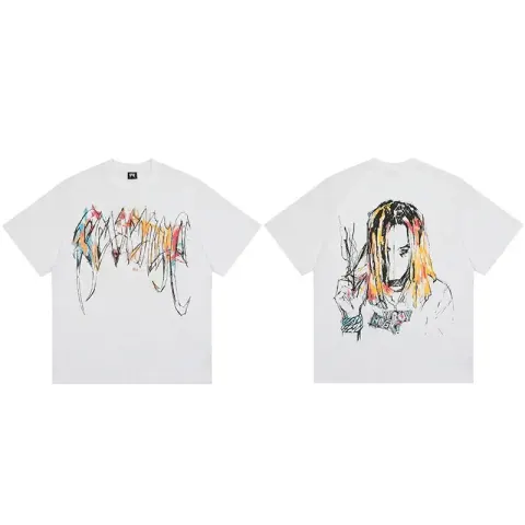 Revenge T-Shirts option White LD Co branded Colorful Portrait