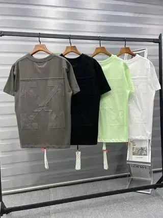 Off-White Scratch T-Shirt option Green