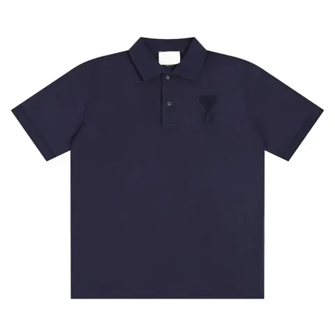 Ami Paris Polo option Navy Blue -119#