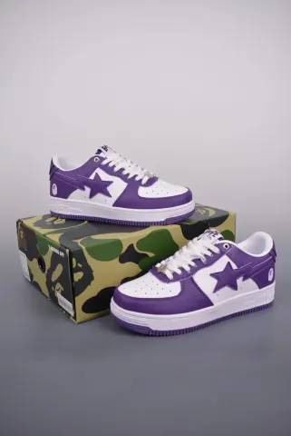 Bapesta Sneakers option Skin white purple